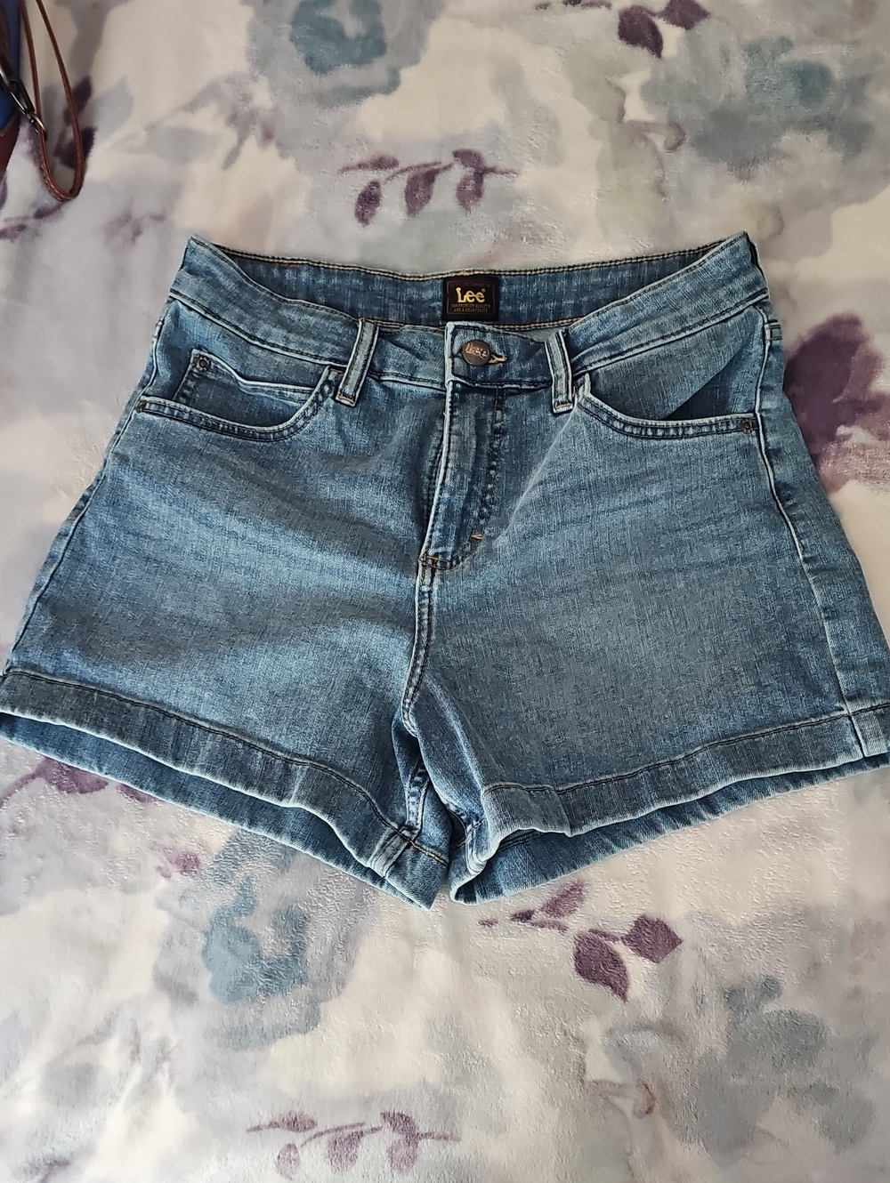 Lee Medium Wash Denim Shorts